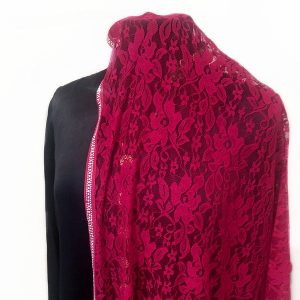 Premium Lace Wrap Style Hijab - AlSundus