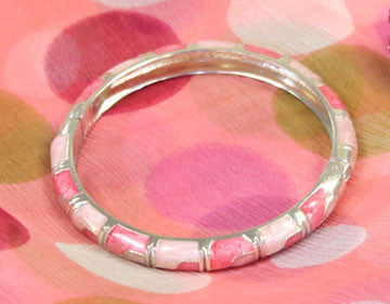 Pink Enamel Bracelet - AlSundus