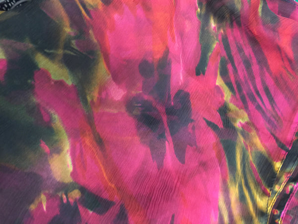 100% Silk Printed Wraps -Pinks&Browns - AlSundus
